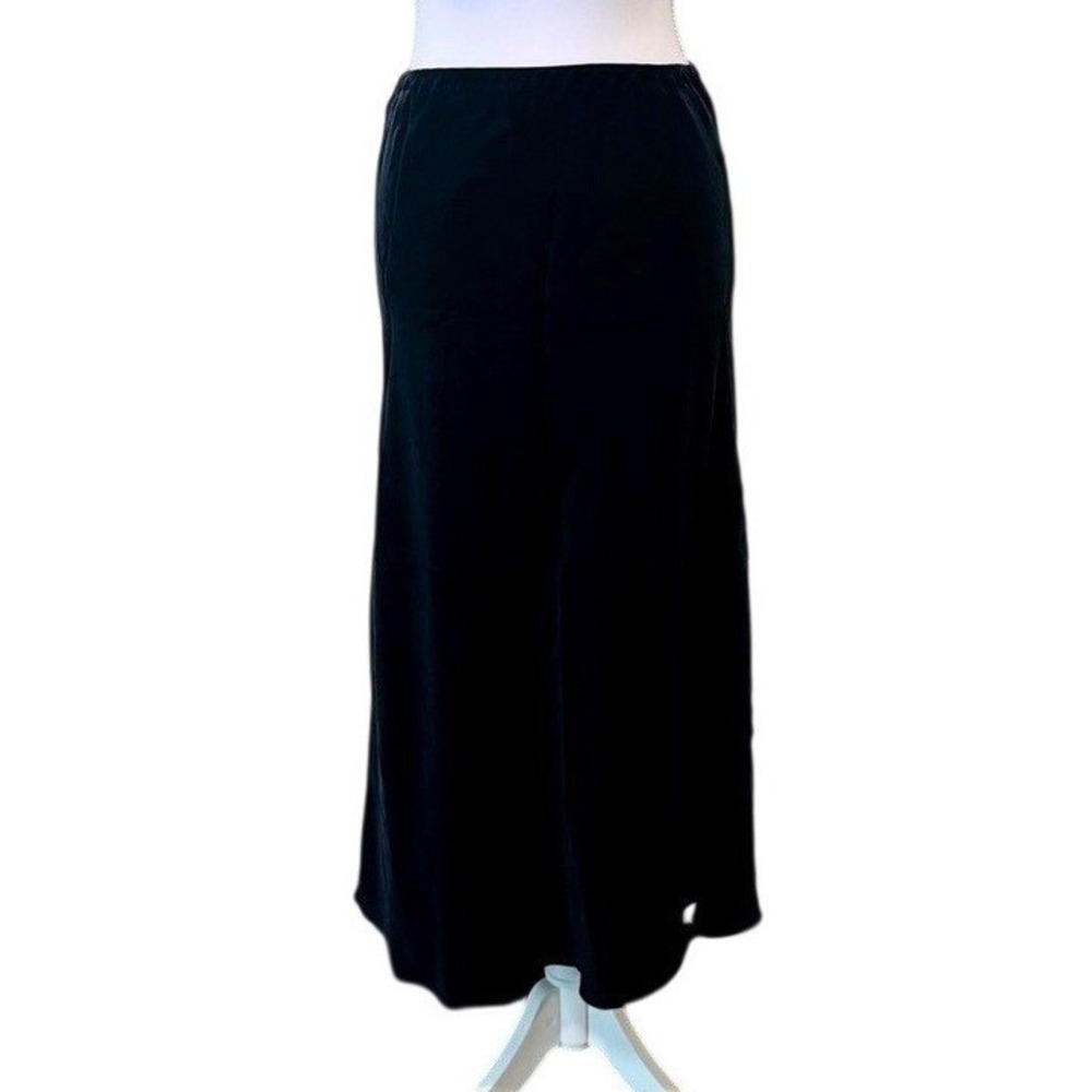 Djerf Avenue Midi Skirt Black Minimalist Scandi Small